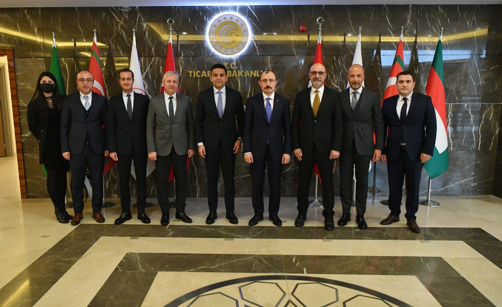 TDSD ve İDMİB Yönetim Kurulu ve Başkanlarından Ticaret Bakanı Sn Mehmet Muş'a ziyaret