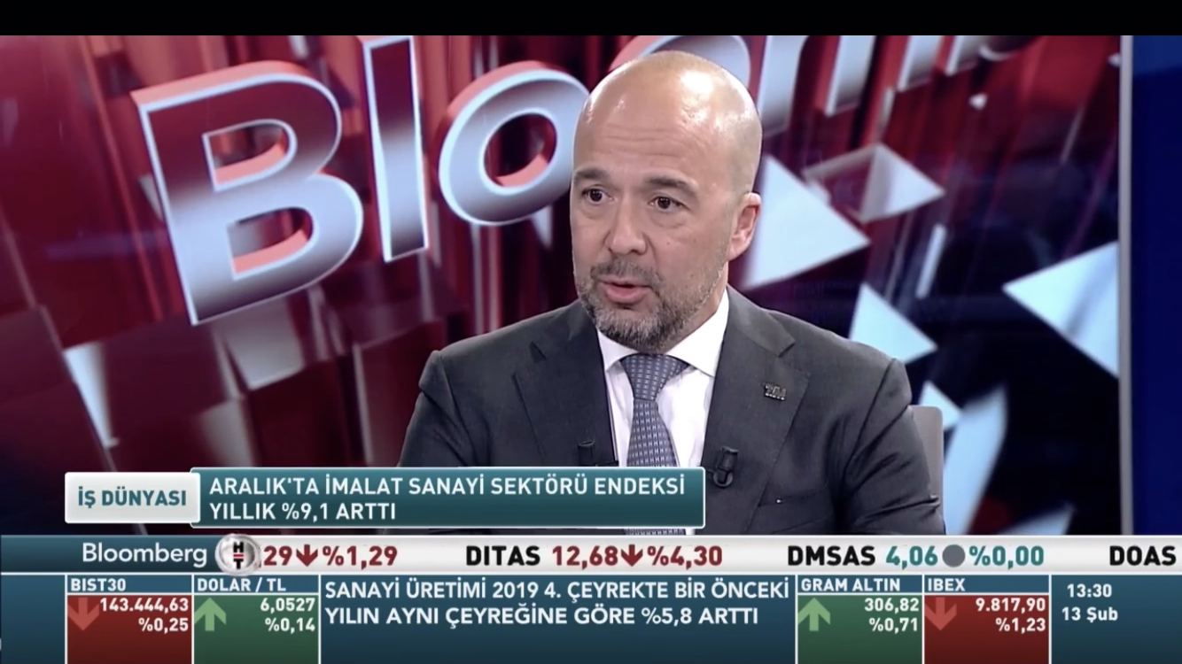 Bloomberg HD TV Haber B. Burak Uyguner 13.02.2020