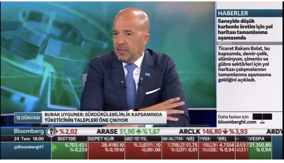 TDSD Başkanı Sayın Burak Uyguner Bloomberg HT'de