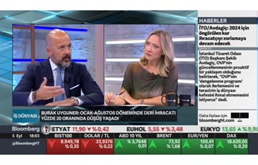 TDSD Başkanı Sayın Burak Uyguner Bloomberg HT'de